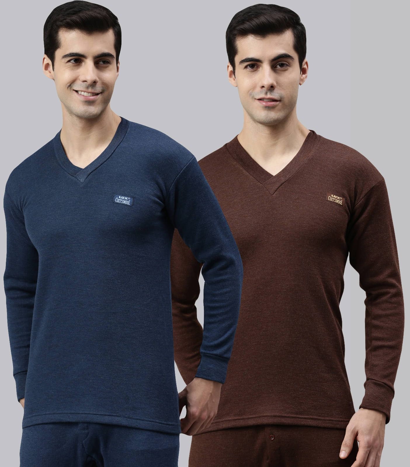 Lux Cottswool Pack of 2 Cotton Blend Thermal Tops For Men's ( Multicolor ) Lux Cottswool Pack of 2 Cotton Blend Thermal Tops For Men's ( Multicolor )