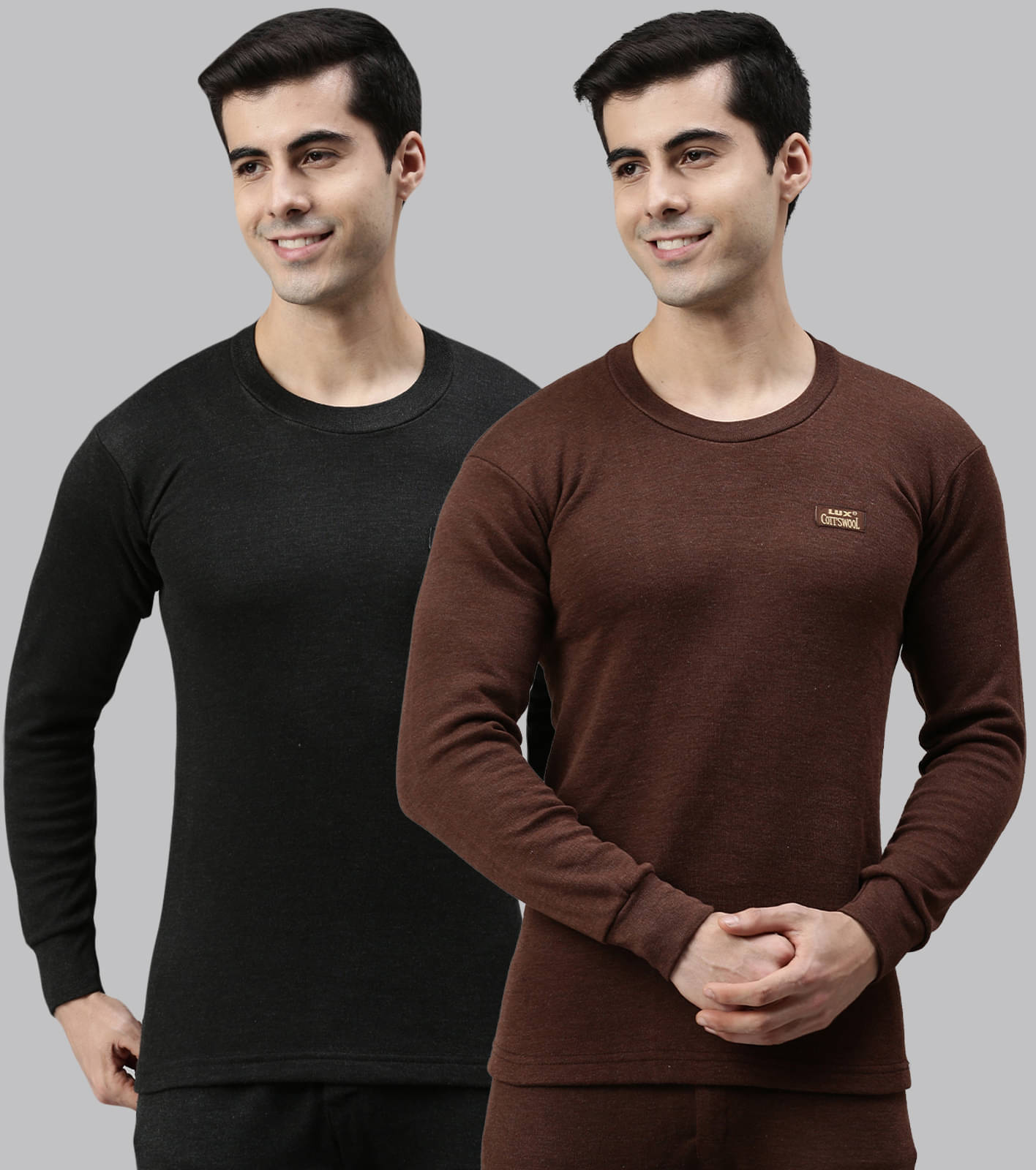 Lux Cottswool Pack of 2 Cotton Blend Thermal Tops For Men's ( Multicolor ) Lux Cottswool Pack of 2 Cotton Blend Thermal Tops For Men's ( Multicolor )