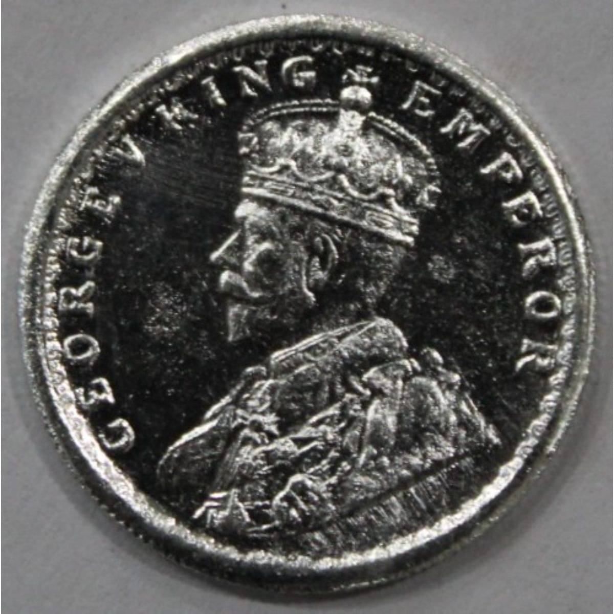 Luxury - **RARE** 1911 Half Rupee - King George V British India Silverplated Fancy Coin - Don't Miss Out Numismatic Coins Luxury - **RARE** 1911 Half Rupee - King George V British India Silverplated Fancy Coin - Don't Miss Out Numismatic Coins