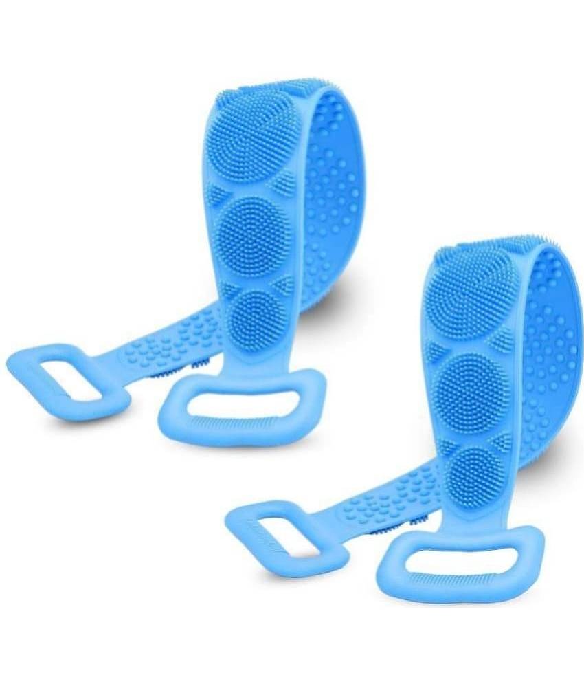 Majestique Silicone Bath and Body Brush Belt, Easy to a Clean (Multicolor)