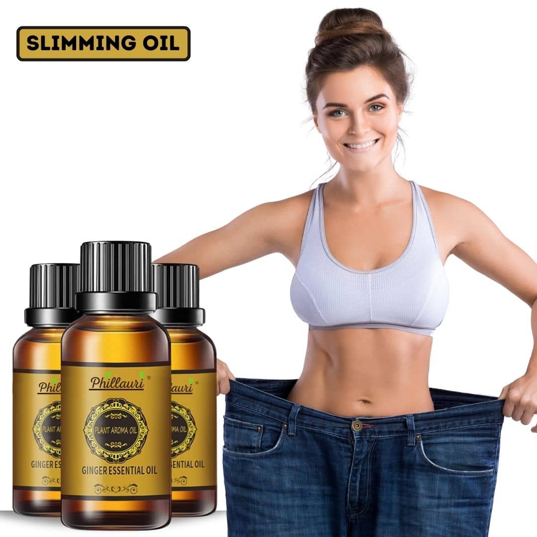 Phillauri Fat Loss Oil Ginger Weight Loss Oil Shaping & Firming Oil 90 mL Pack of 3