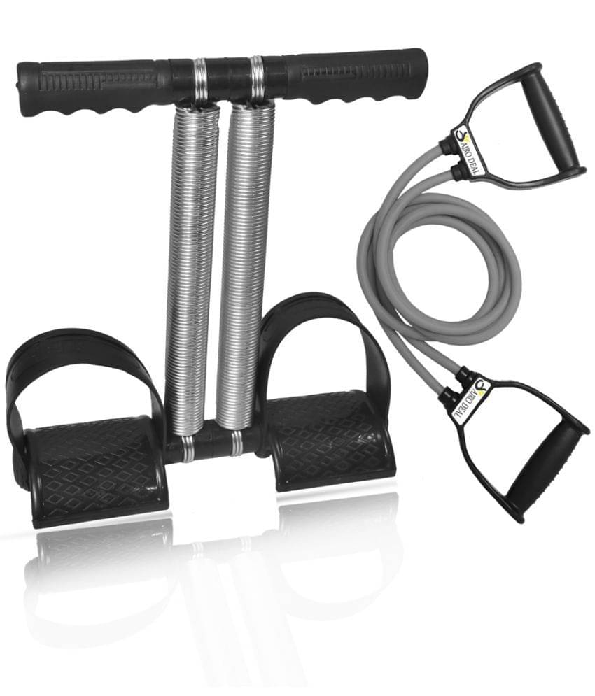     			Toning Tube & Tummy Trimmer - Double Spring Waist Pull Reducer Home Gym Equipment, Abdominal Abs Triceps Exerciser (Multicolor)