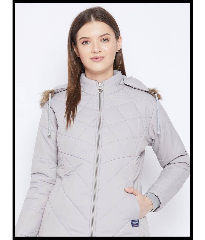 VERO AMORE - Polyester Grey Parka Jackets VERO AMORE - Polyester Grey Parka Jackets