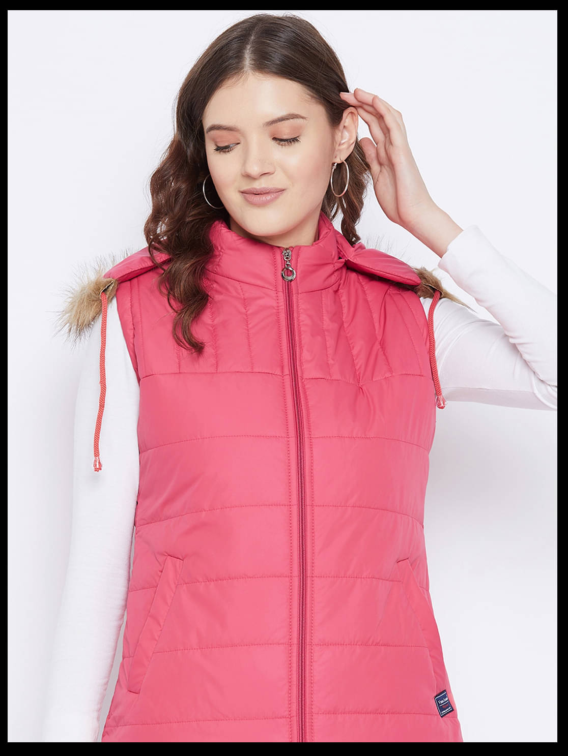 VERO AMORE - Polyester Pink Parka Jackets VERO AMORE - Polyester Pink Parka Jackets