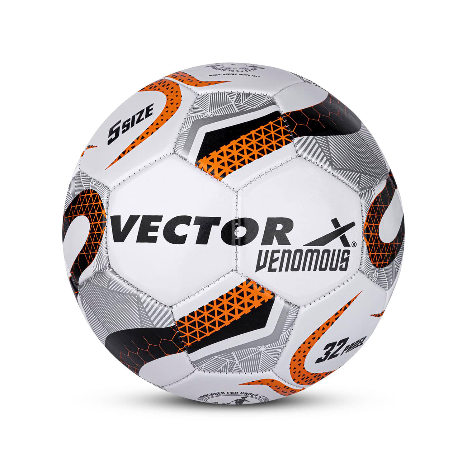 Vector X - Orange PVC Football ( Pack of 1 ) - Sports and Fitness Equipment | Buy online on ZillyBuy