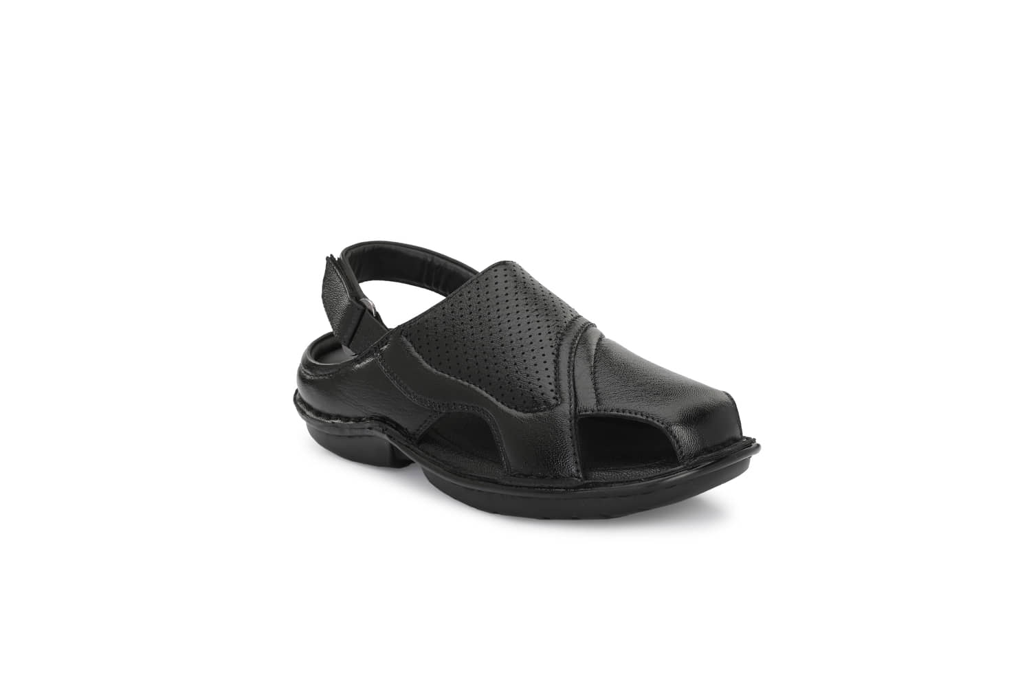 softio - Black Men's Sandals