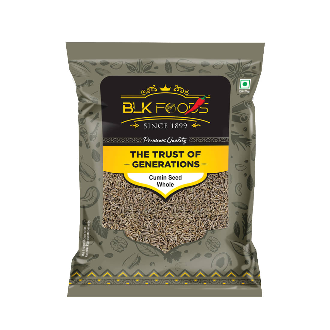 BLK FOODS _Daily Cumin Seed Whole (Jeera sabut) 200g 200 gm BLK FOODS _Daily Cumin Seed Whole (Jeera sabut) 200g 200 gm