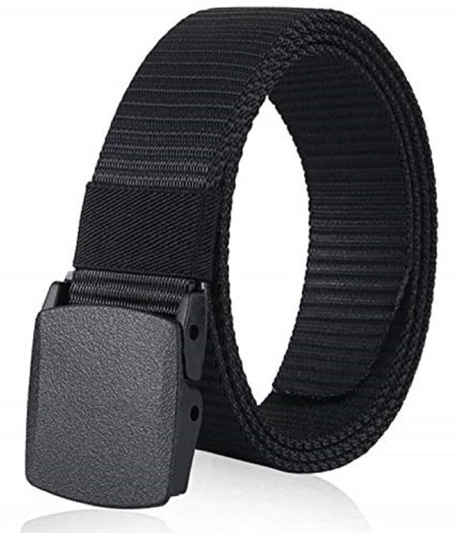 Esstain - Black Nylon Men's Casual Belt ( Pack of 1 )