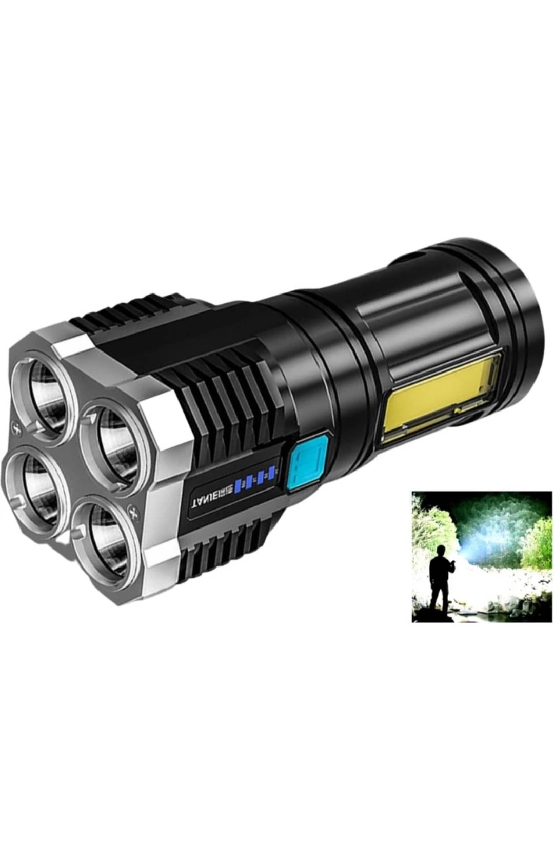     			FLEXTOX - 20W Rechargeable Flashlight Torch ( 4 Hrs Backup )
