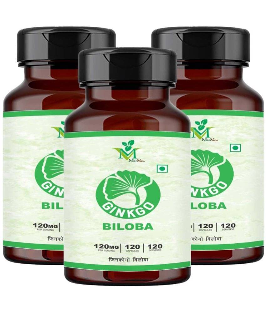     			Ginkgo Biloba Veg. Capsules Pack of 3 - 120's Capsules