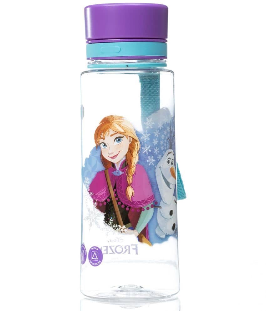 Gluman - Disney Frozen Sporty Purple School Water Bottle 650 mL ( Set of 1 )