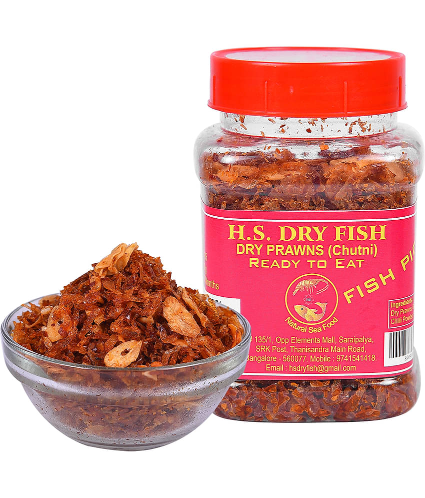 HS dry Fish DRY PRAWNS (CHUTNEY) 250 gm