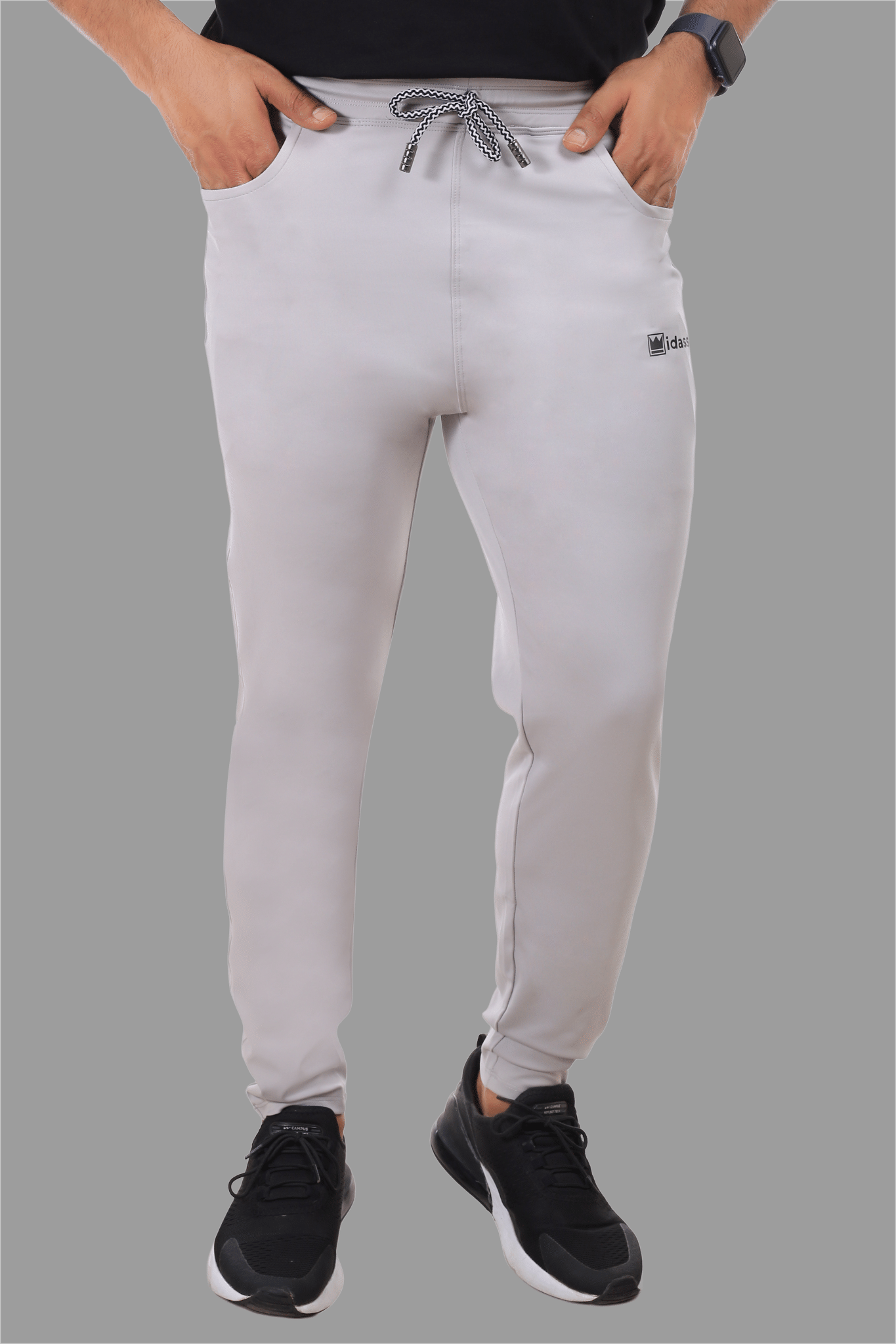 IDASS - Light Grey Lycra Men's Joggers ( Pack of 1 ) IDASS - Light Grey Lycra Men's Joggers ( Pack of 1 )