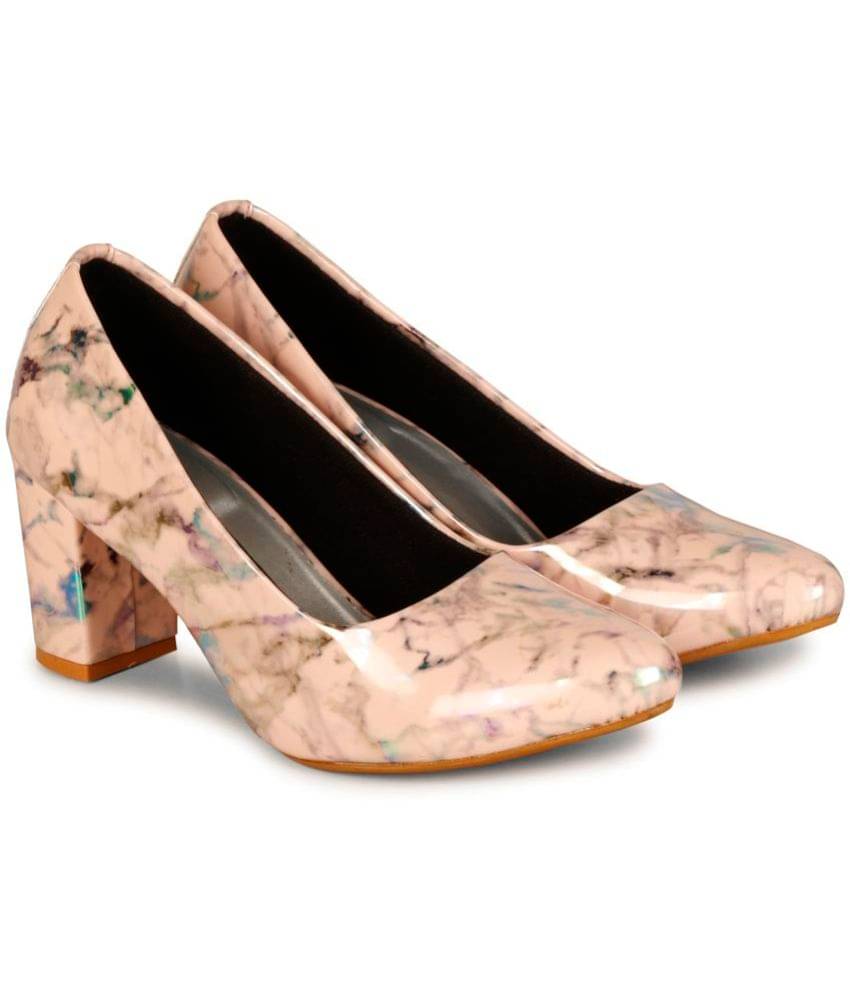     			Ishransh - Pink Women's Pumps Heels
