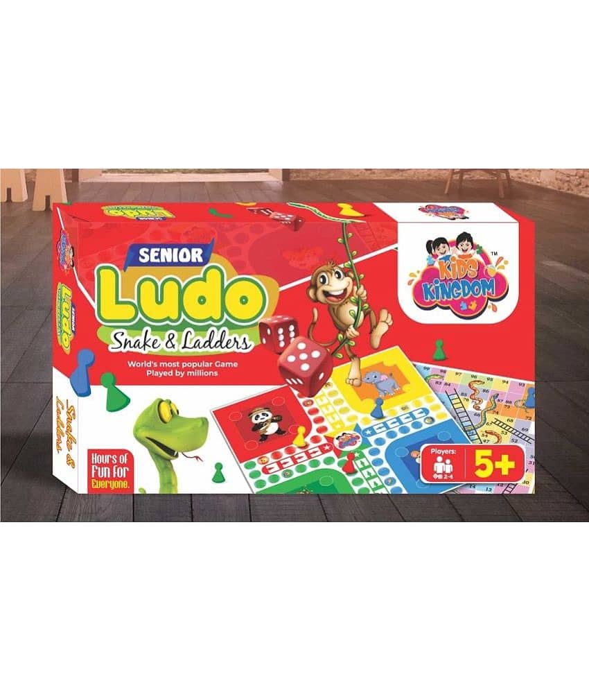 Ludo and Snake and Ladder Board Game Big Size Play Board for 3 Years and up - Toys and Games | Buy online on ZillyBuy
