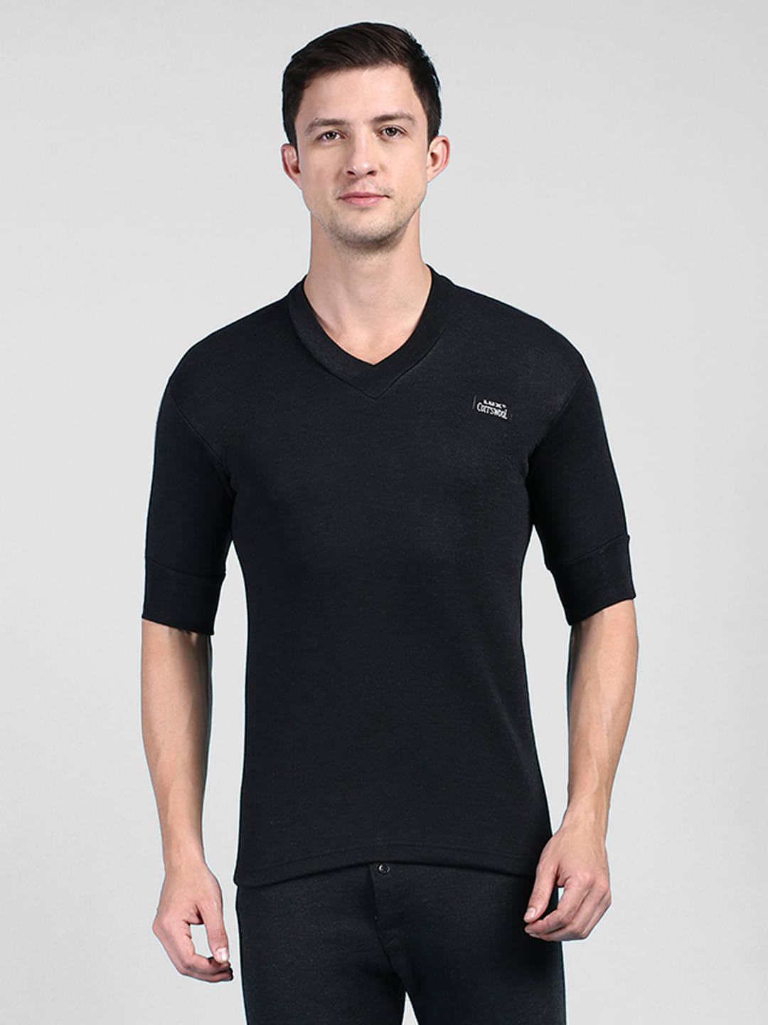 Lux Cottswool Pack of 1 Cotton Blend Thermal Tops For Men's ( Black ) Lux Cottswool Pack of 1 Cotton Blend Thermal Tops For Men's ( Black )