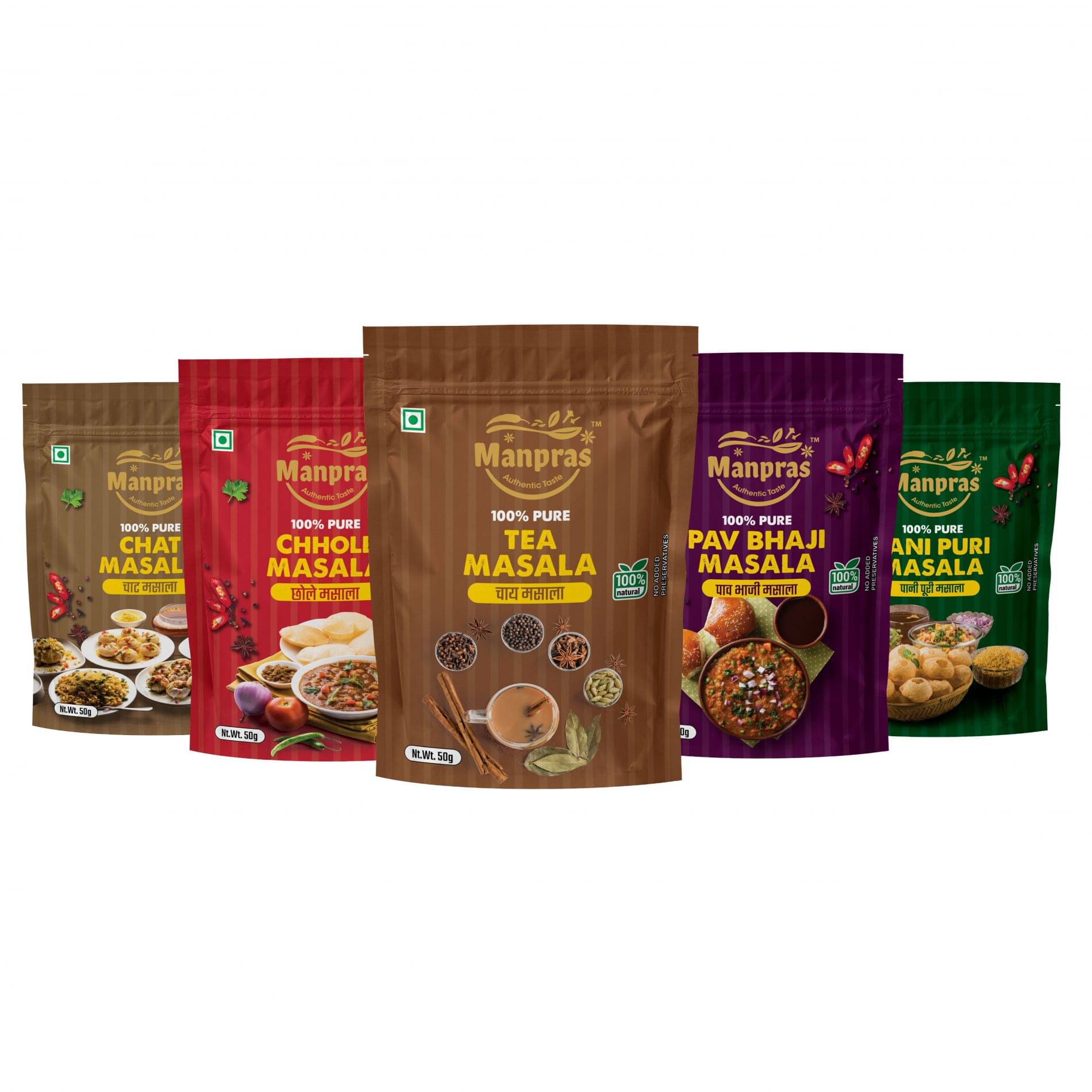 MANPRAS COMBO OF 5 Masala 50 gm MANPRAS COMBO OF 5 Masala 50 gm