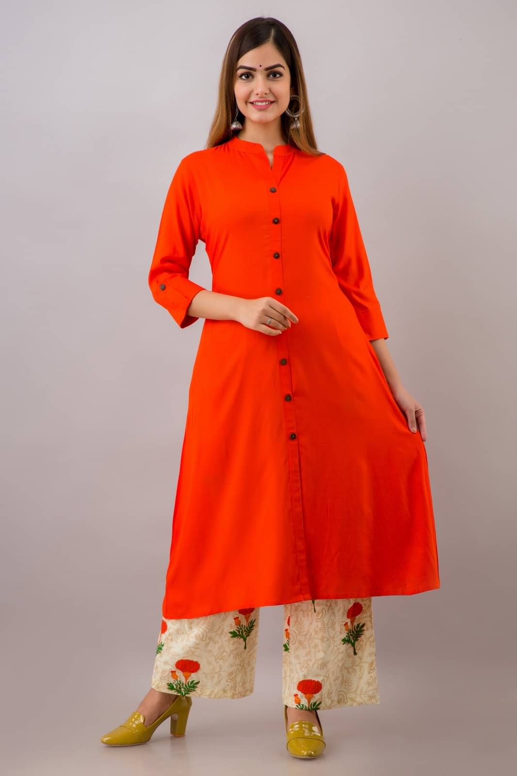     			MAUKA - Red A-line Rayon Women's Stitched Salwar Suit ( Pack of 1 )