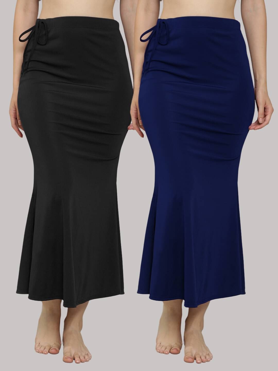 MEGASKA Multicoloured Lycra Petticoat - Pack of 2     			MEGASKA Multicoloured Lycra Petticoat - Pack of 2