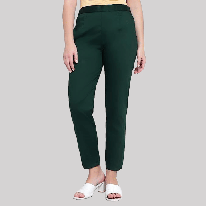     			PP Kurtis - Green Lycra Regular Women's Formal Pants ( Pack of 1 )