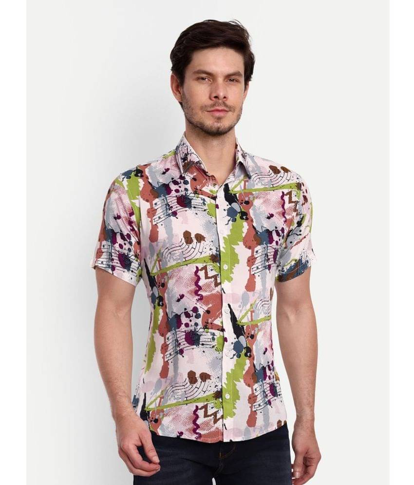     			TrendiVastra - Multicolor Viscose Regular Fit Men's Casual Shirt ( Pack of 1 )