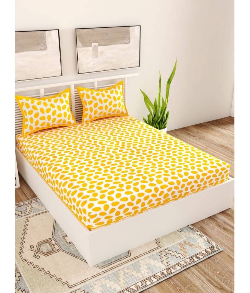 Uniqchoice Cotton Double Bedsheet ( Green ) Uniqchoice Cotton Double Bedsheet ( Green )