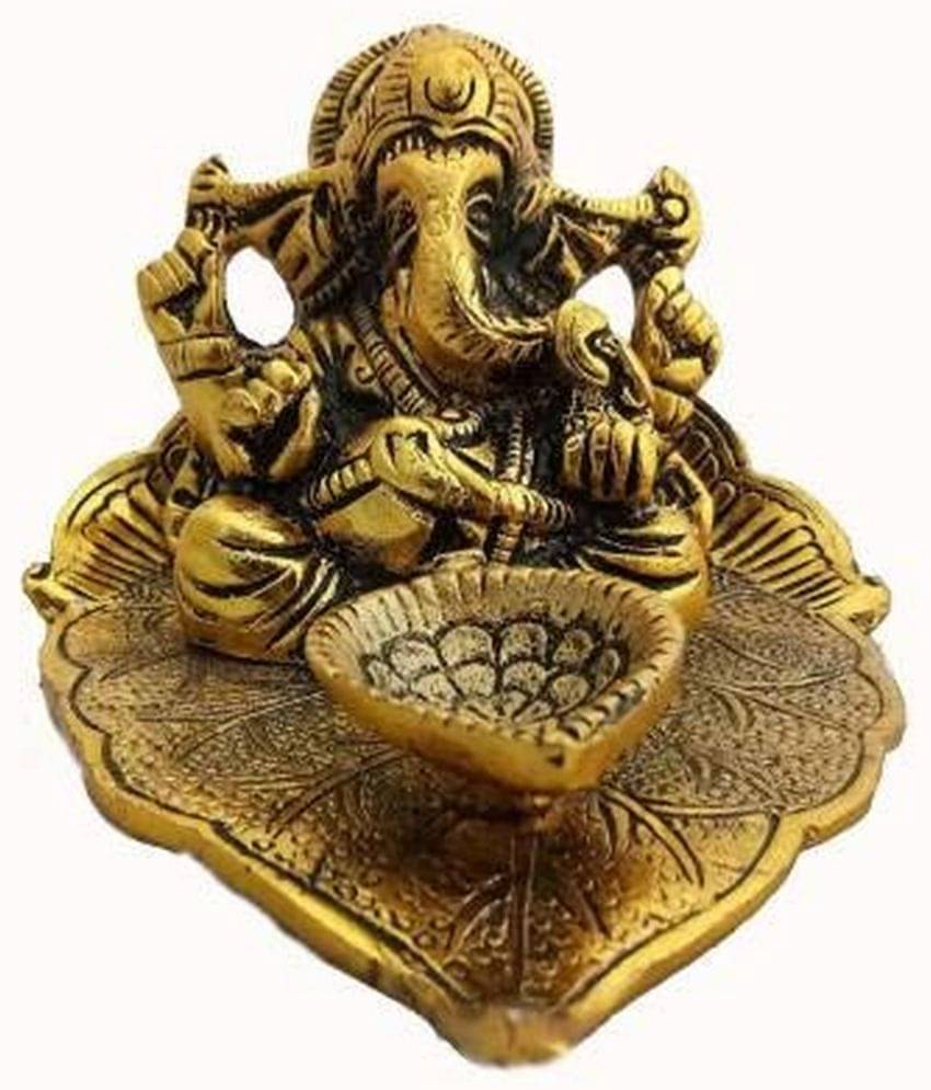     			VARKAUS - Patta Ganesh 10 cm ( Pack of 1 )