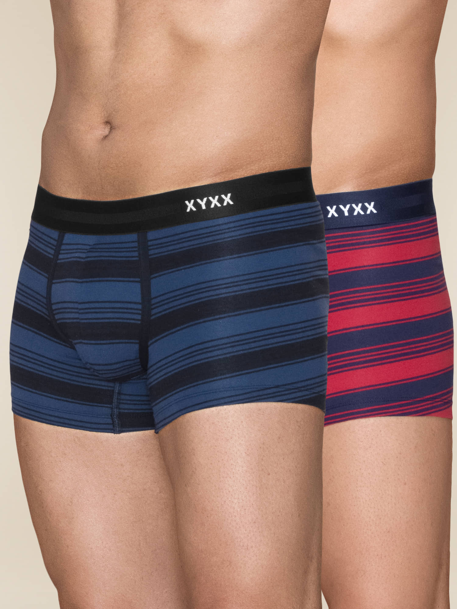 XYXX Pack of 2 Cotton Trunks For Men's ( Multicolor )