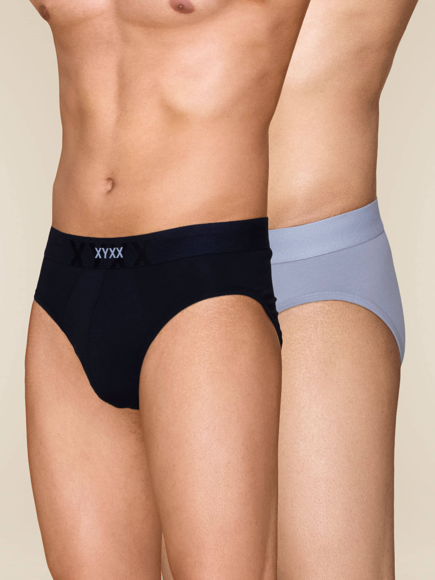 XYXX Pack of 2 Cotton Briefs For Men's ( Multicolor )