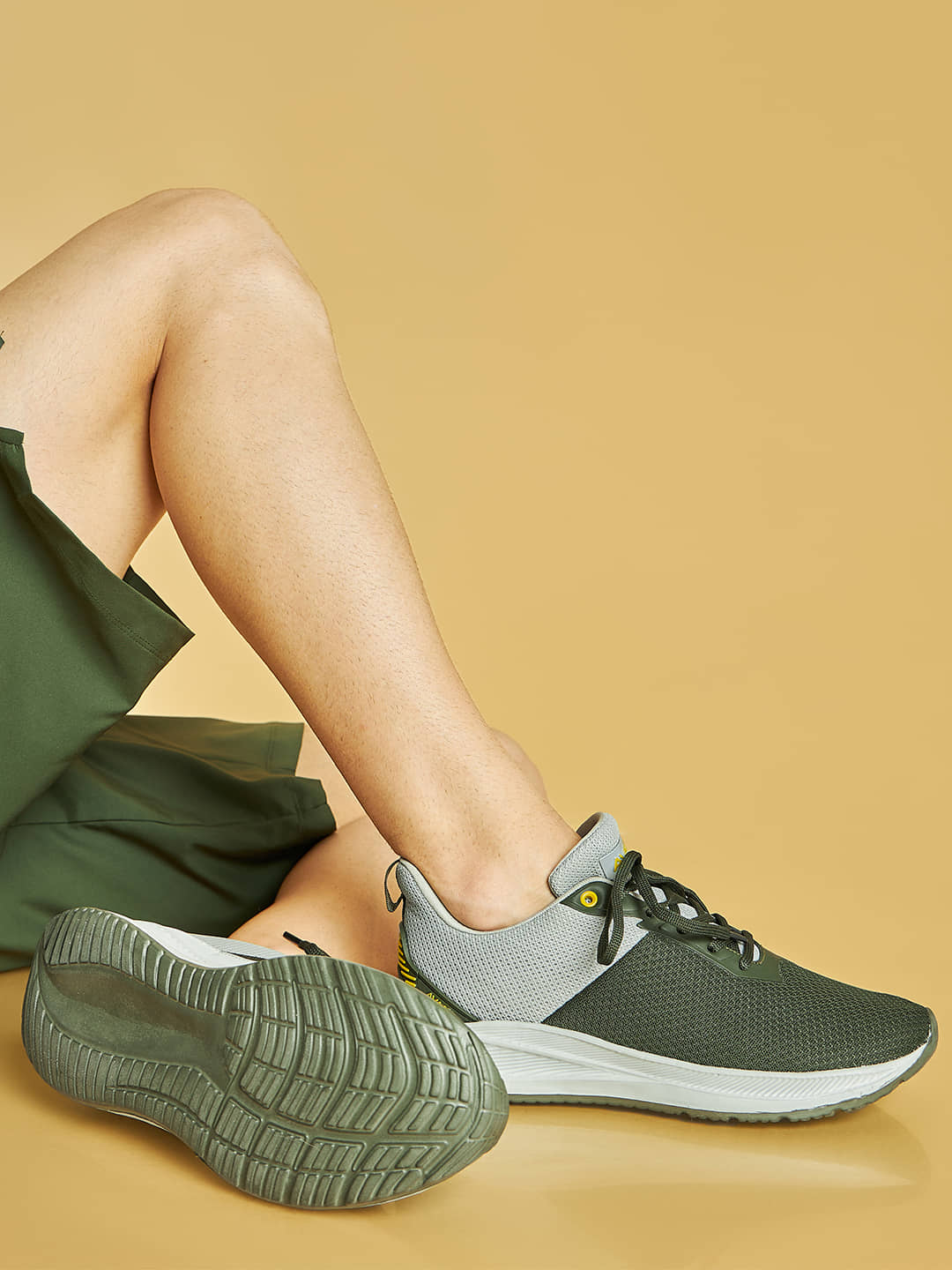 Avant Racer Olive Men's Sports Running Shoes - Sports Shoes | Buy online on ZillyBuy