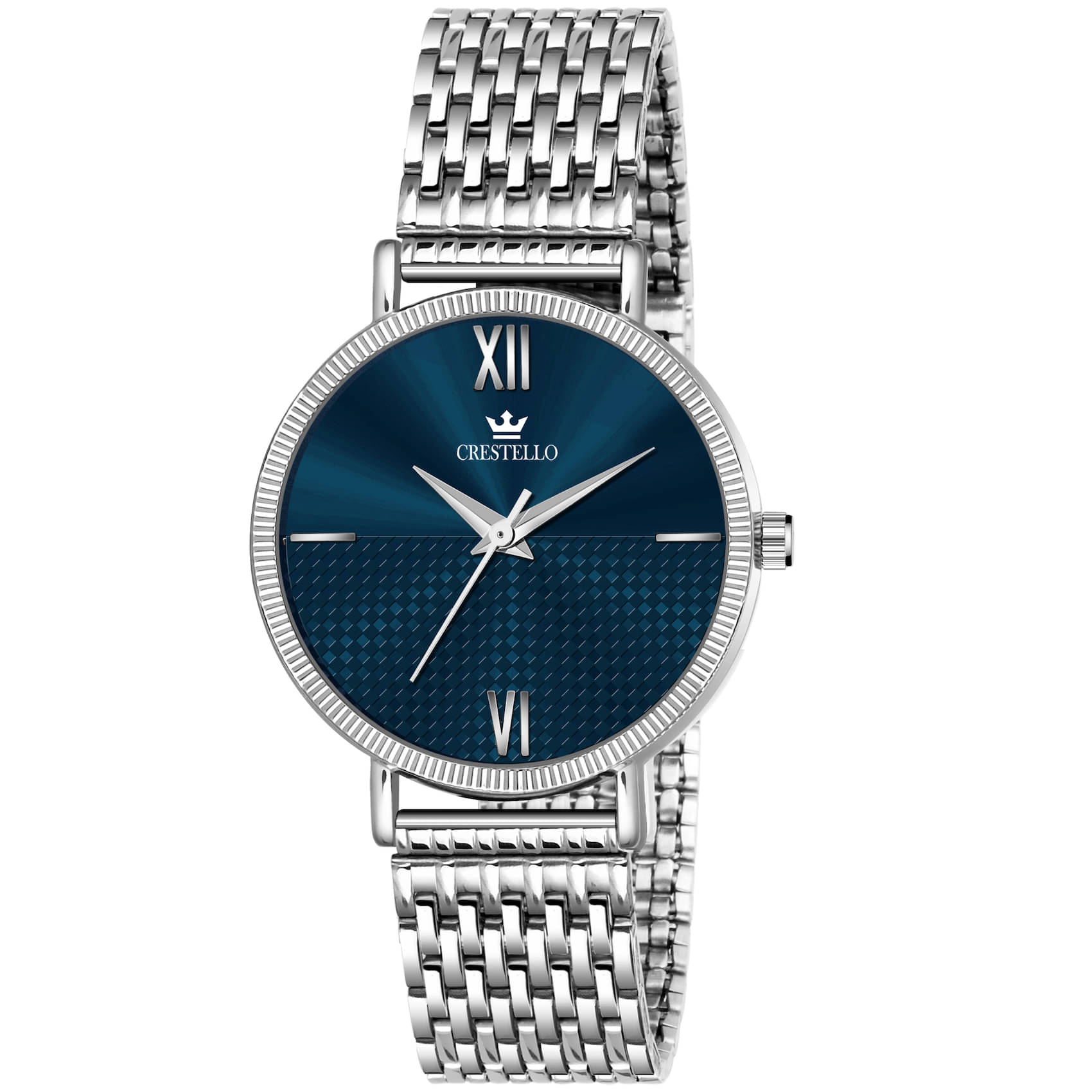    			Crestello - Silver Metal Analog Womens Watch