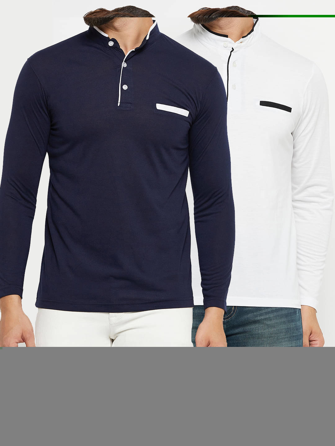 EMERALD APPAREL TRADING Pack of 2 Cotton Blend Regular Fit Men's T-Shirt ( Navy Blue ) EMERALD APPAREL TRADING Pack of 2 Cotton Blend Regular Fit Men's T-Shirt ( Navy Blue )