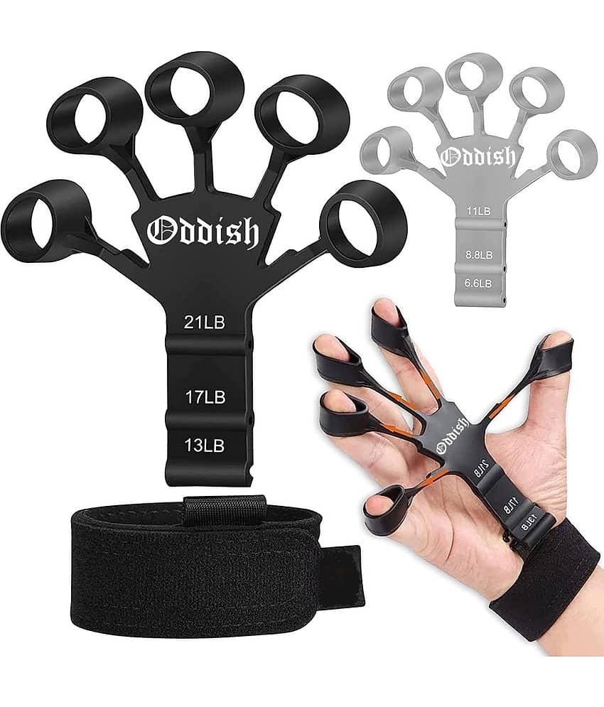 ODDISH New Finger Gripper- Strengthener for Climbing, Guitar, Forearm,Exerciser for Hand, Finger, and Wrist Muscles-Compact and Portable Finger Stretcher (NEW-FINGER GRIPPER) - Sports and Fitness Equipment | Buy online on ZillyBuy