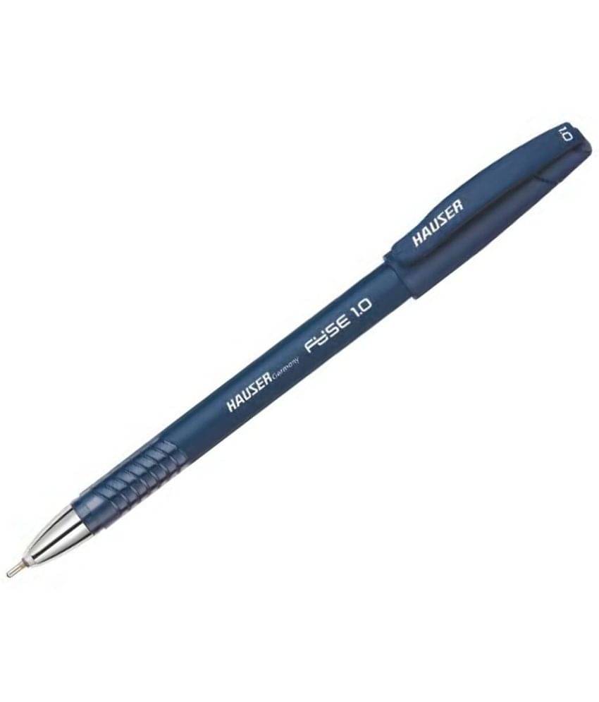     			Hauser Fuse Ball Pen Wallet Pack | Tip Size 1.0 mm | Bold Writing Ball Pen With Comfortable Grip | Smooth Ink Flow System For Smudge Free | Blue Ink, Pack of 30