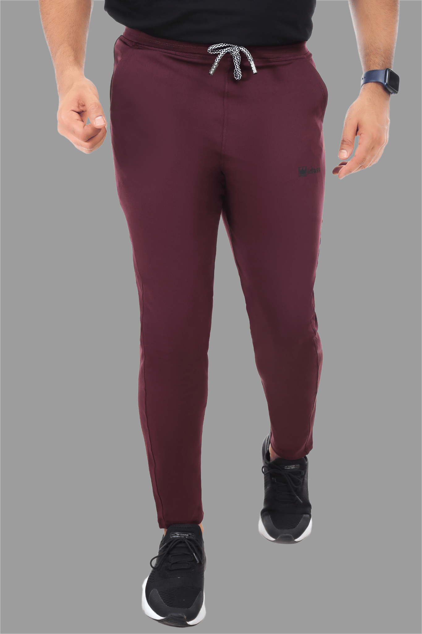 IDASS - Wine Lycra Men's Trackpants ( Pack of 1 ) - Track Pants | Buy online on ZillyBuy