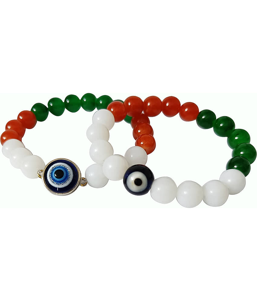 JFL - Jewellery For Less - Multicolor Bracelet ( Pack of 2 ) - Bangles & Bracelets | Buy online on ZillyBuy