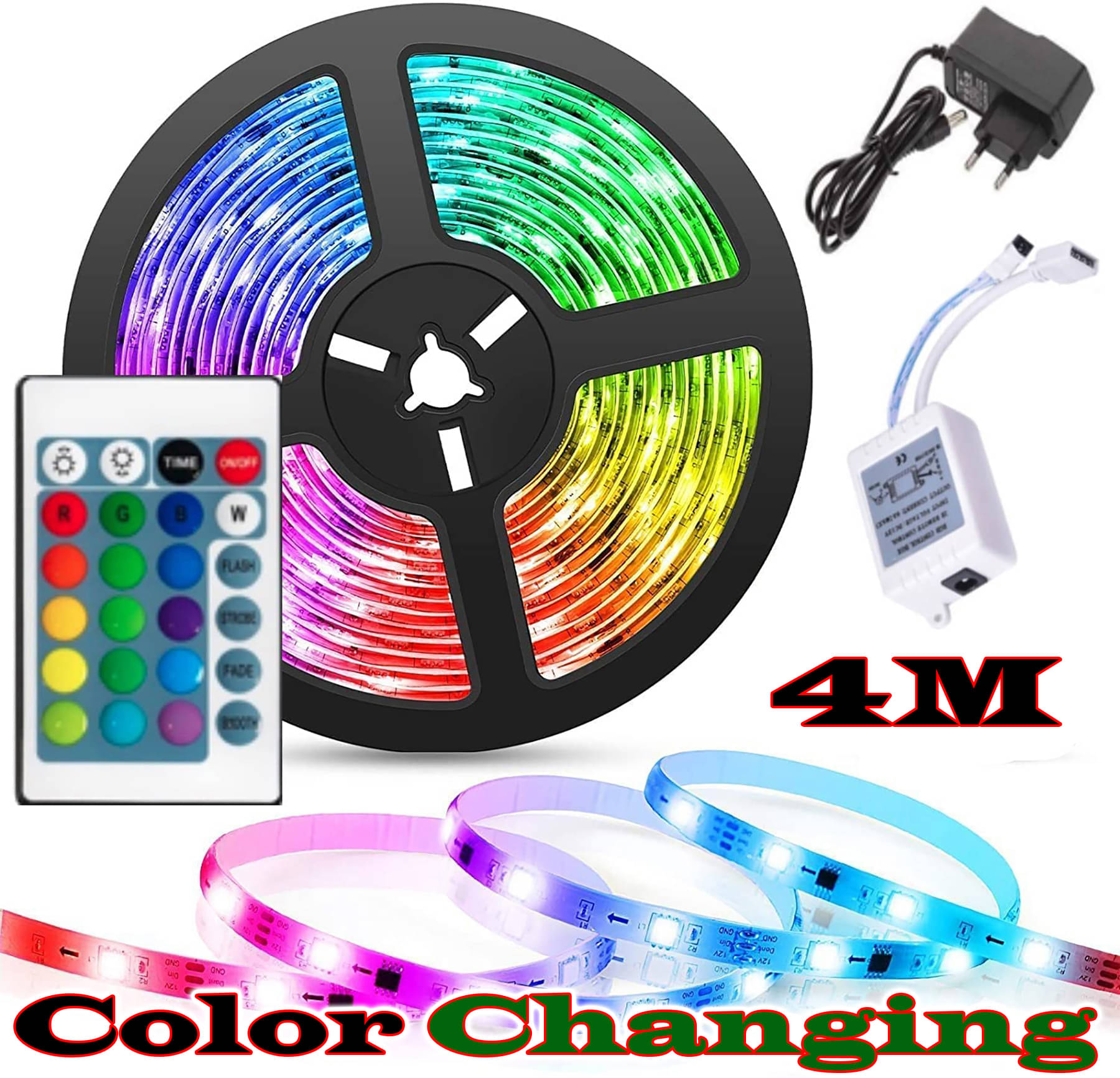     			JMALL - Multicolor 4Mtr LED Strip (Pack of 1)