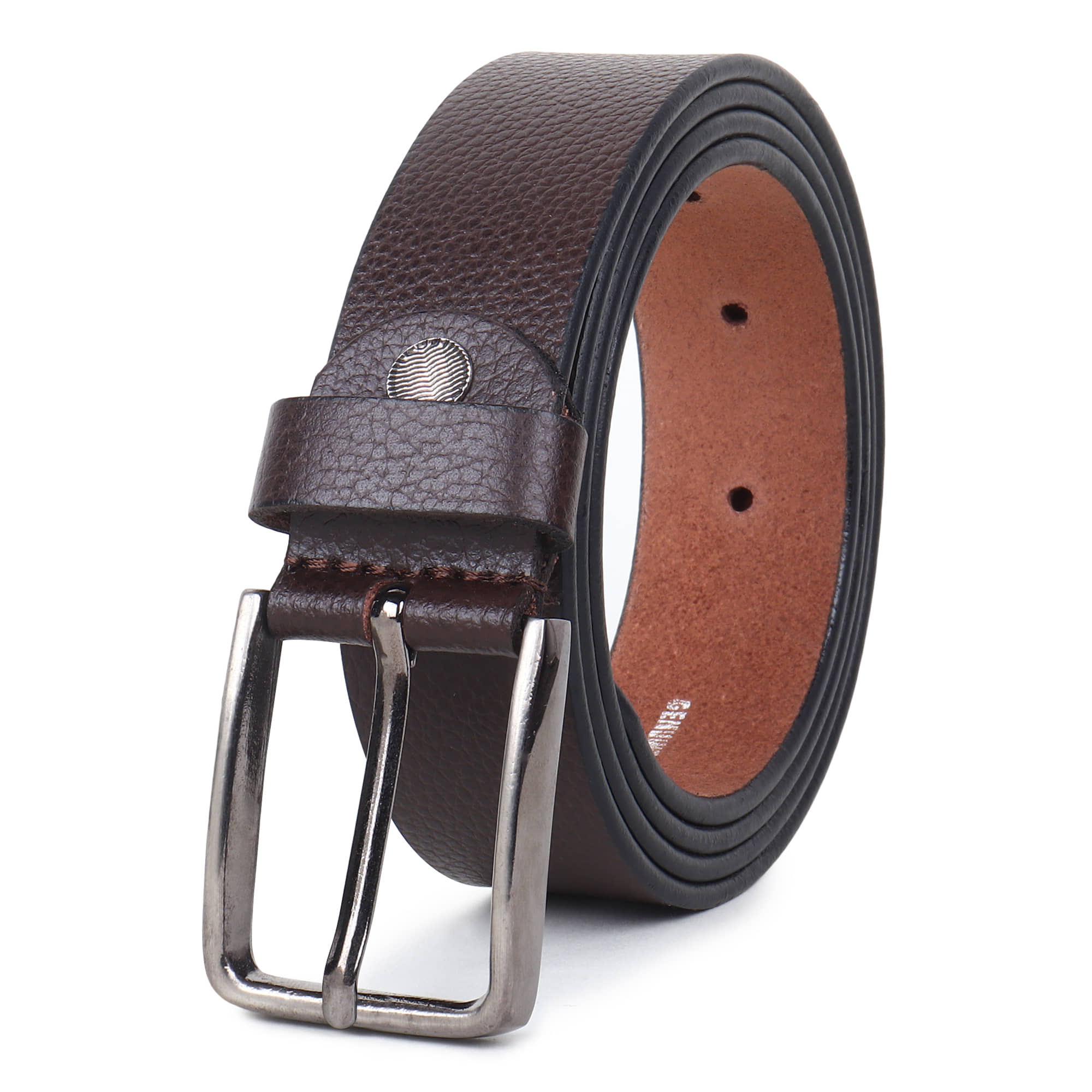 Loopa - Brown Leather Men's Formal Belt ( Pack of 1 )