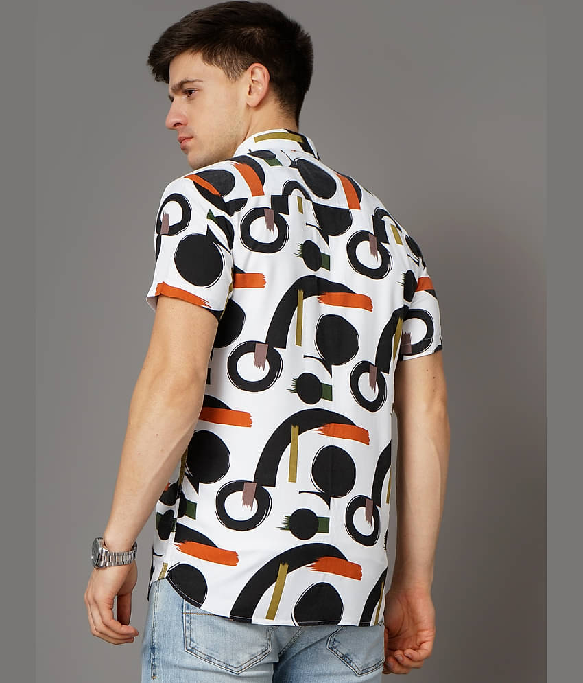 Paul Street - Green Rayon Slim Fit Men's Casual Shirt ( Pack of 1 )