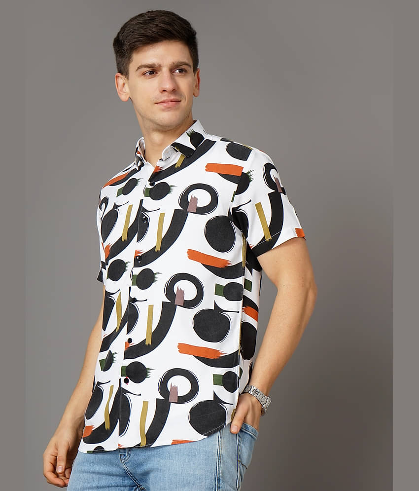 Paul Street - Green Rayon Slim Fit Men's Casual Shirt ( Pack of 1 )