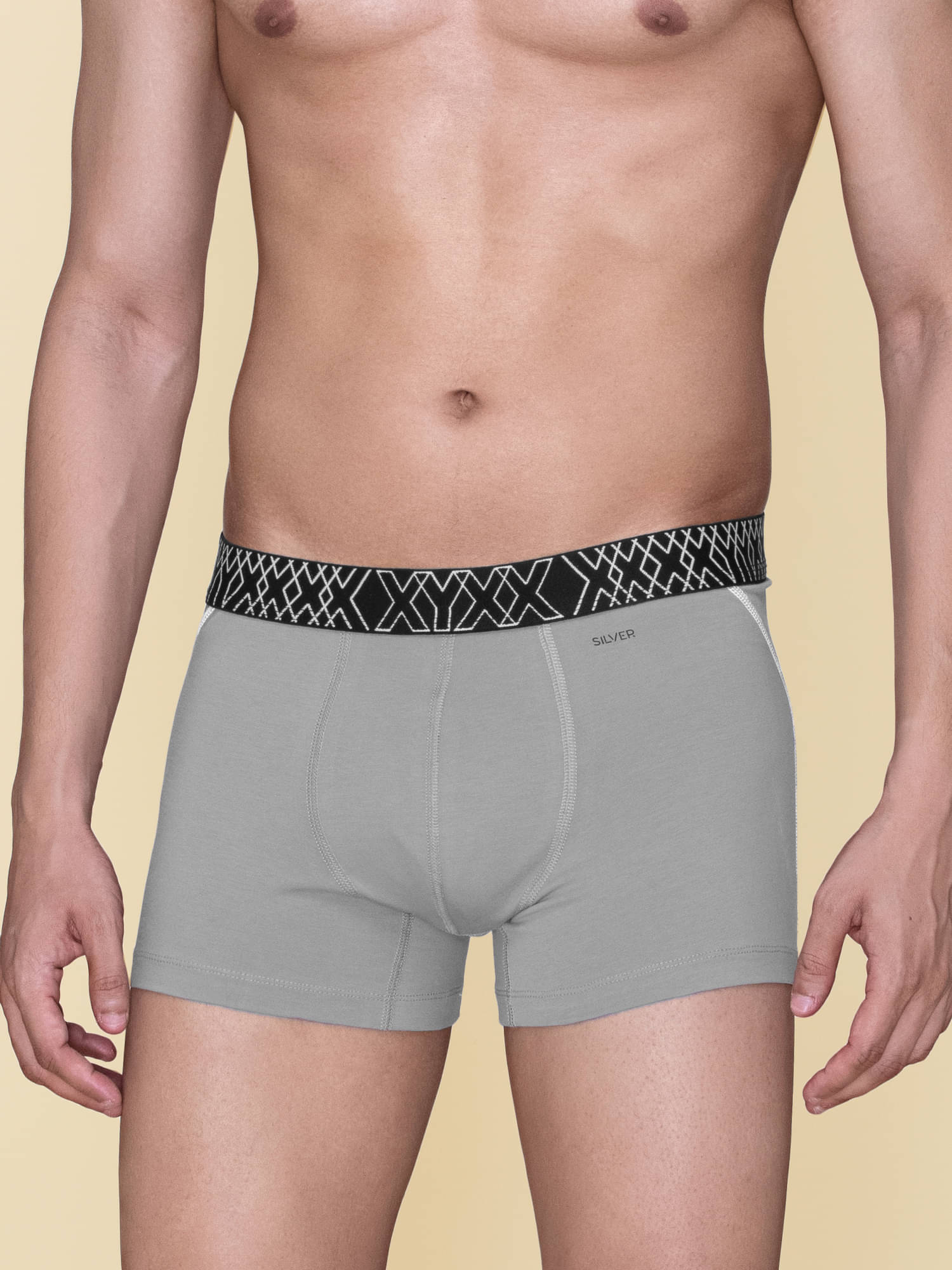    			XYXX Pack of 1 Cotton Trunks For Men's ( Charcoal )