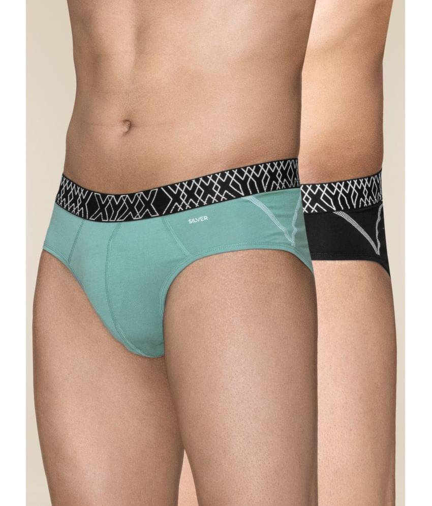 XYXX Pack of 2 Cotton Briefs For Men's ( Multicolor ) XYXX Pack of 2 Cotton Briefs For Men's ( Multicolor )
