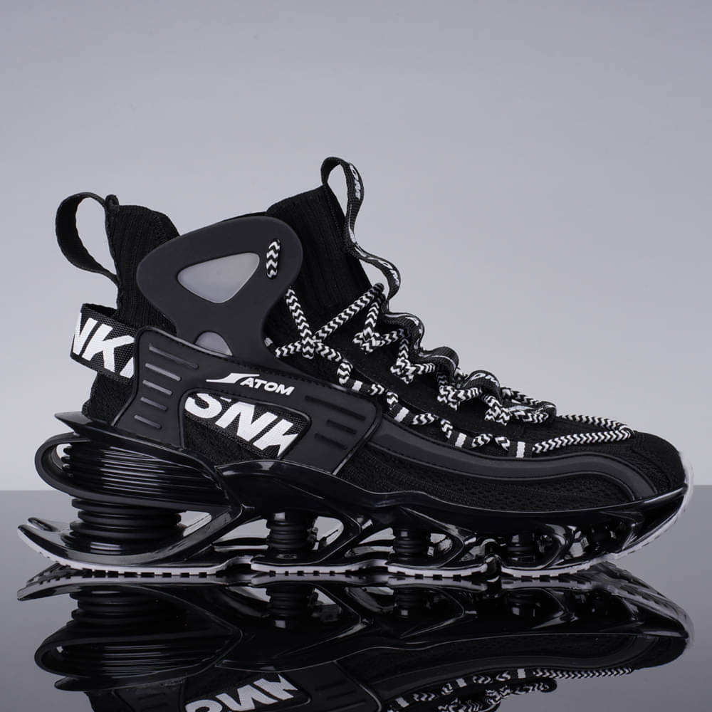     			ATOM Alpha Predator Black Men's Lifestyle Shoes