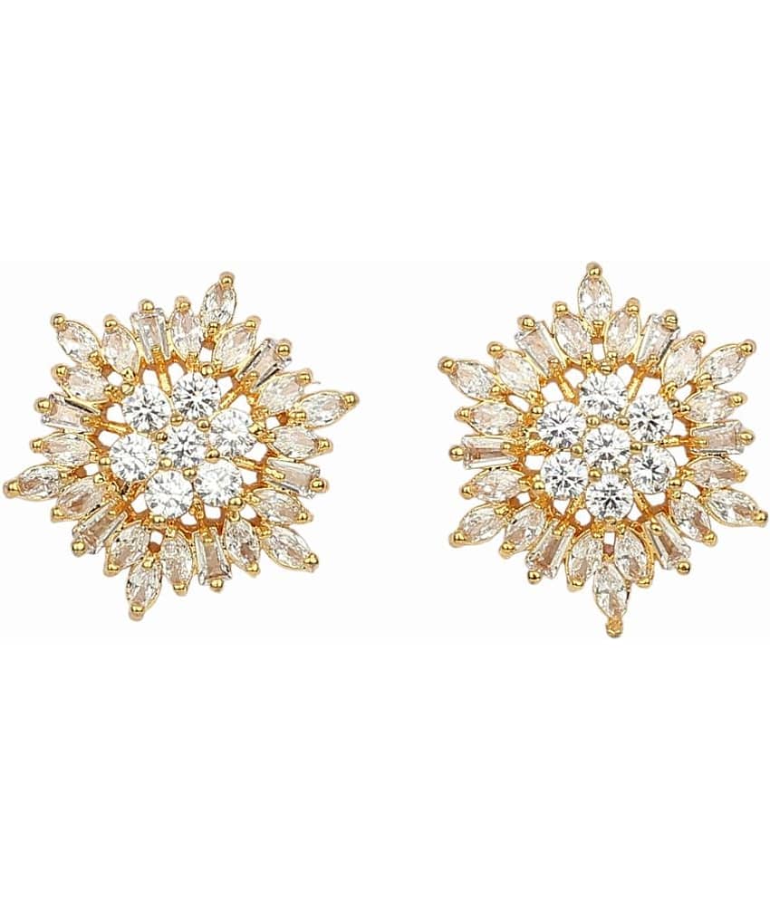 Jewels Corner - White Stud Earrings ( Pack of 1 ) - Earrings | Buy online on ZillyBuy