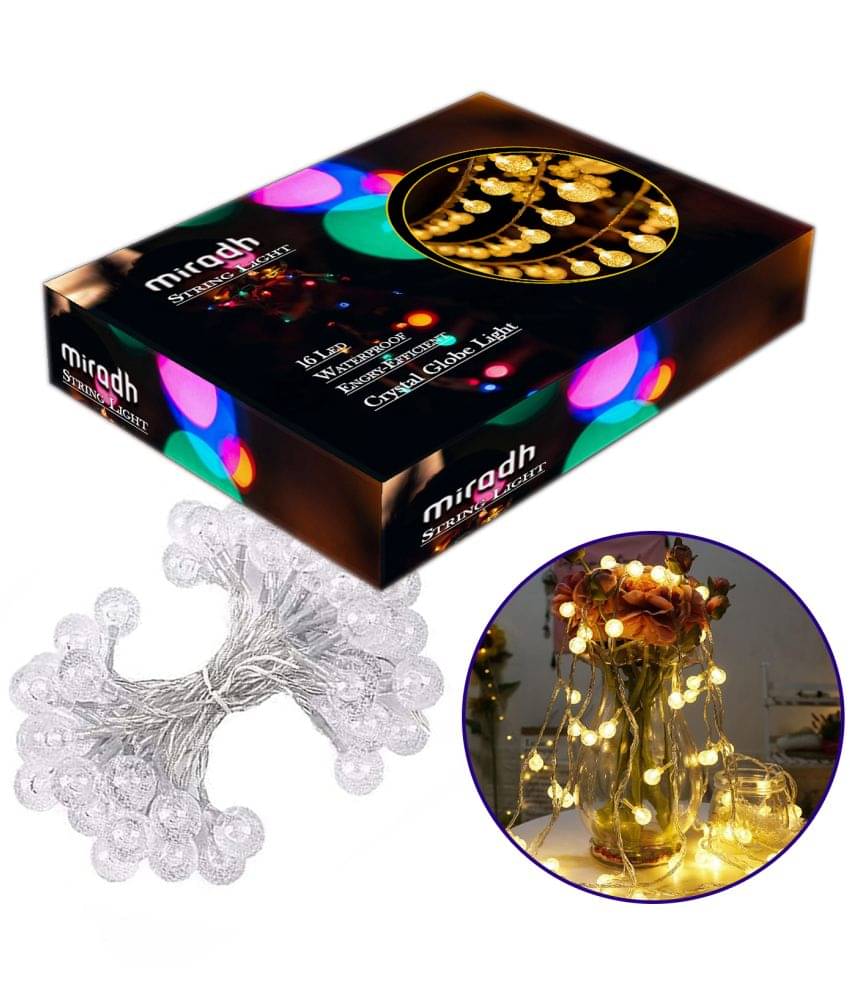     			MIRADH - Orange 3Mtr String Light ( Pack of 1 )