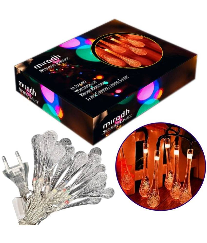     			MIRADH - Orange 3Mtr String Light ( Pack of 1 )