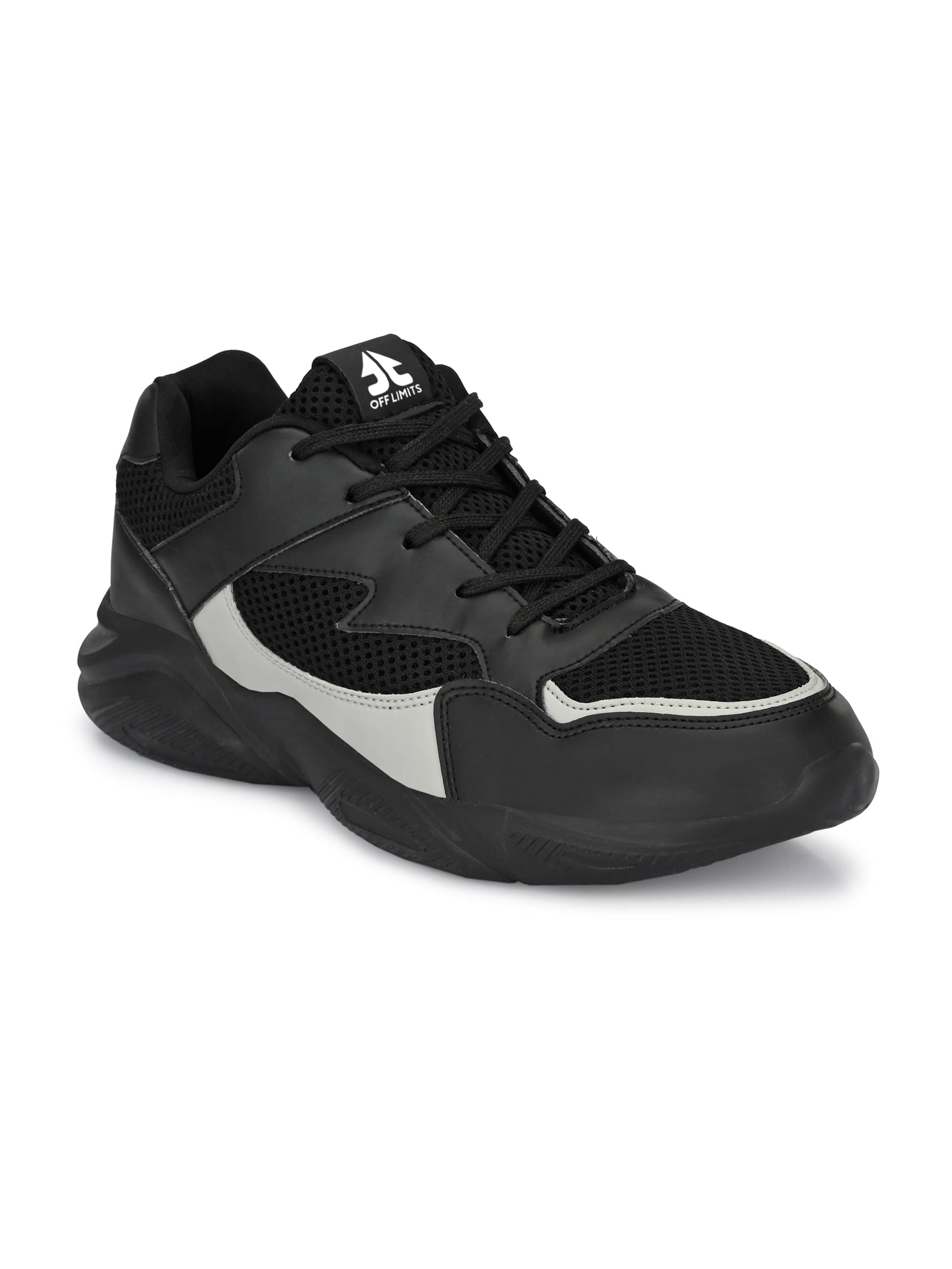OFF LIMITS - ROGER Black Men's Sports Running Shoes OFF LIMITS - ROGER Black Men's Sports Running Shoes