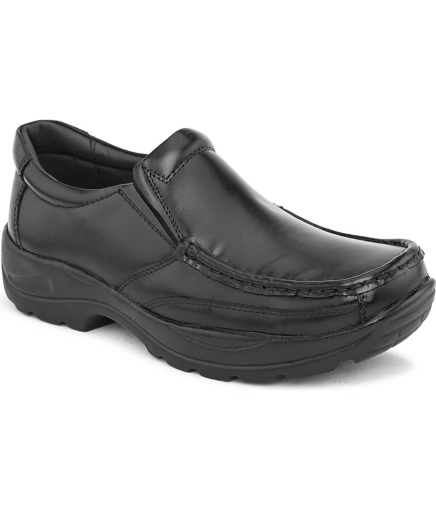 Fashion Victim Black Men's Slip On Formal Shoes