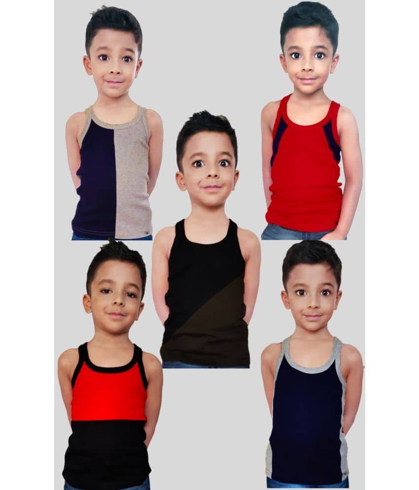 Hap Kings Pack of 5 Boys Cotton ( Multi ) - Nightwear & Loungewear | Buy online on ZillyBuy