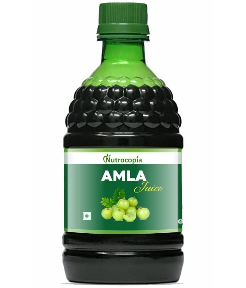 NUTROCOPIA Amla Juice - 400 ml | Rich Source of Vitamin C | Effective Antioxidants for Immunity boosting | Pure, Natural and 100% Ayurvedic Juice NUTROCOPIA Amla Juice - 400 ml | Rich Source of Vitamin C | Effective Antioxidants for Immunity boosting | Pure, Natural and 100% Ayurvedic Juice